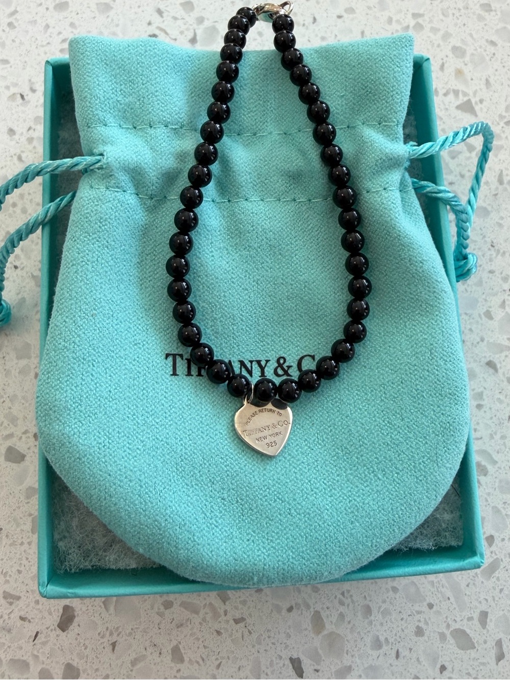 Tiffany & Co Onyx Bracelet